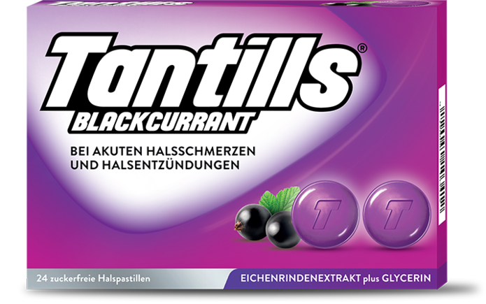 Tantills® Halspastillen BLACKCURRANT 